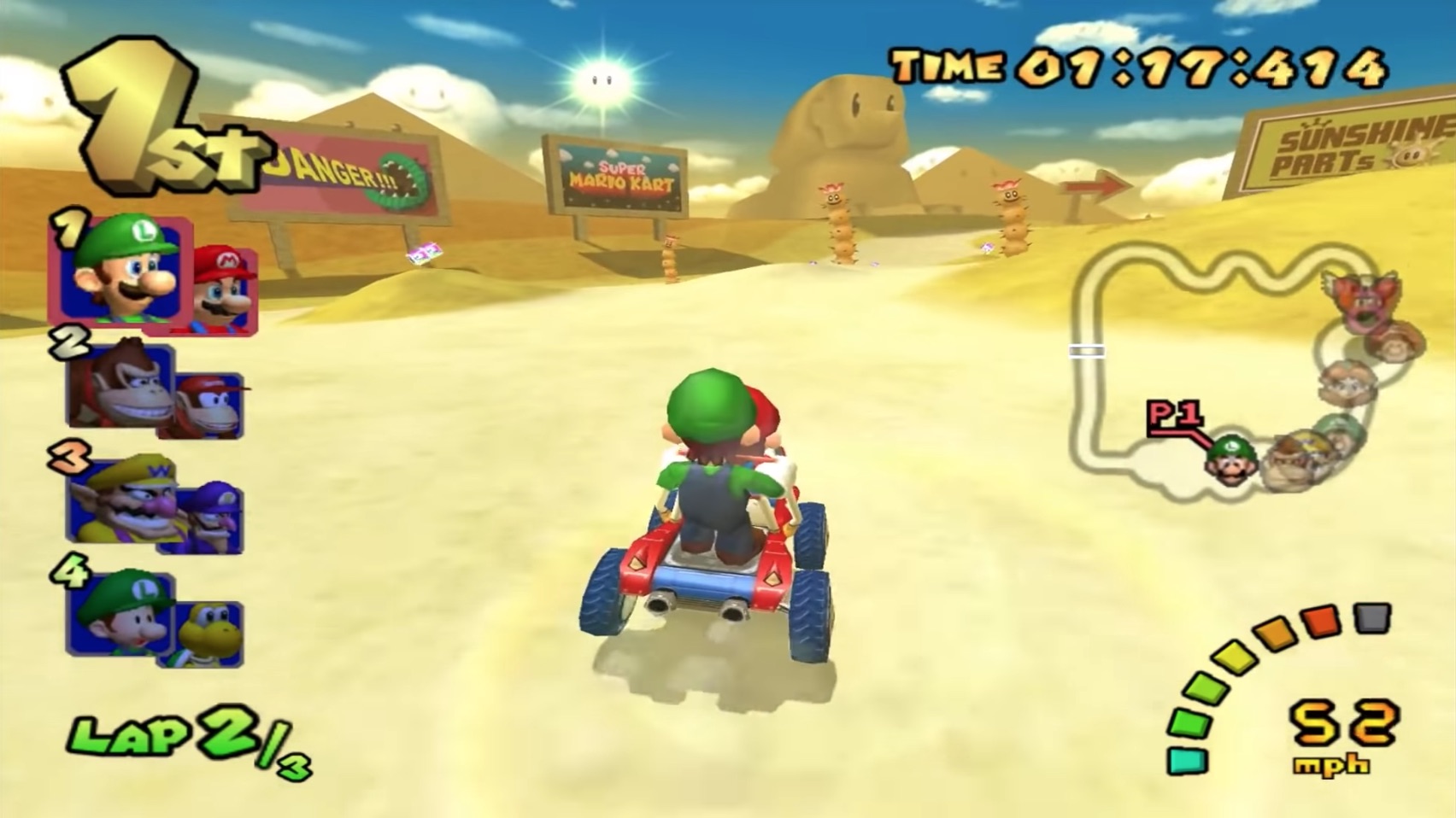 Mario Kart: Double Dash gameplay footage (2003)